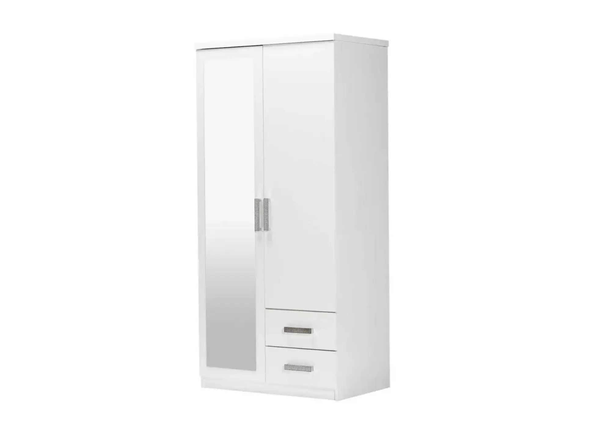 Armoire 2 Portes PALMA Blanc