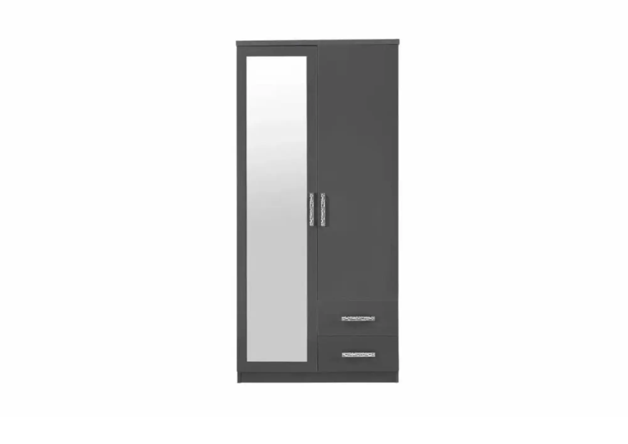 Armoire 2 Portes IBIZA Gris