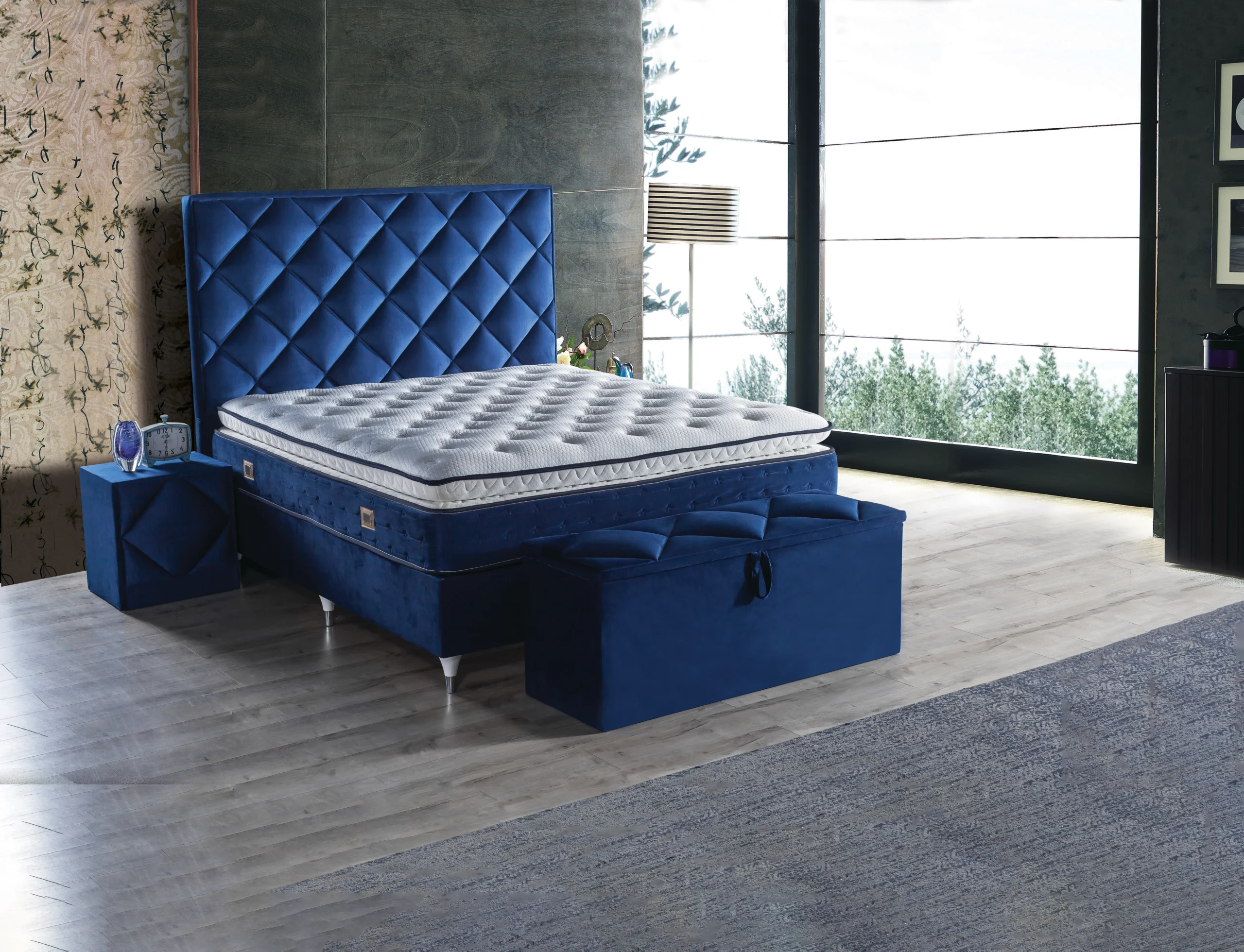 Lit Coffre MALDIV Blue