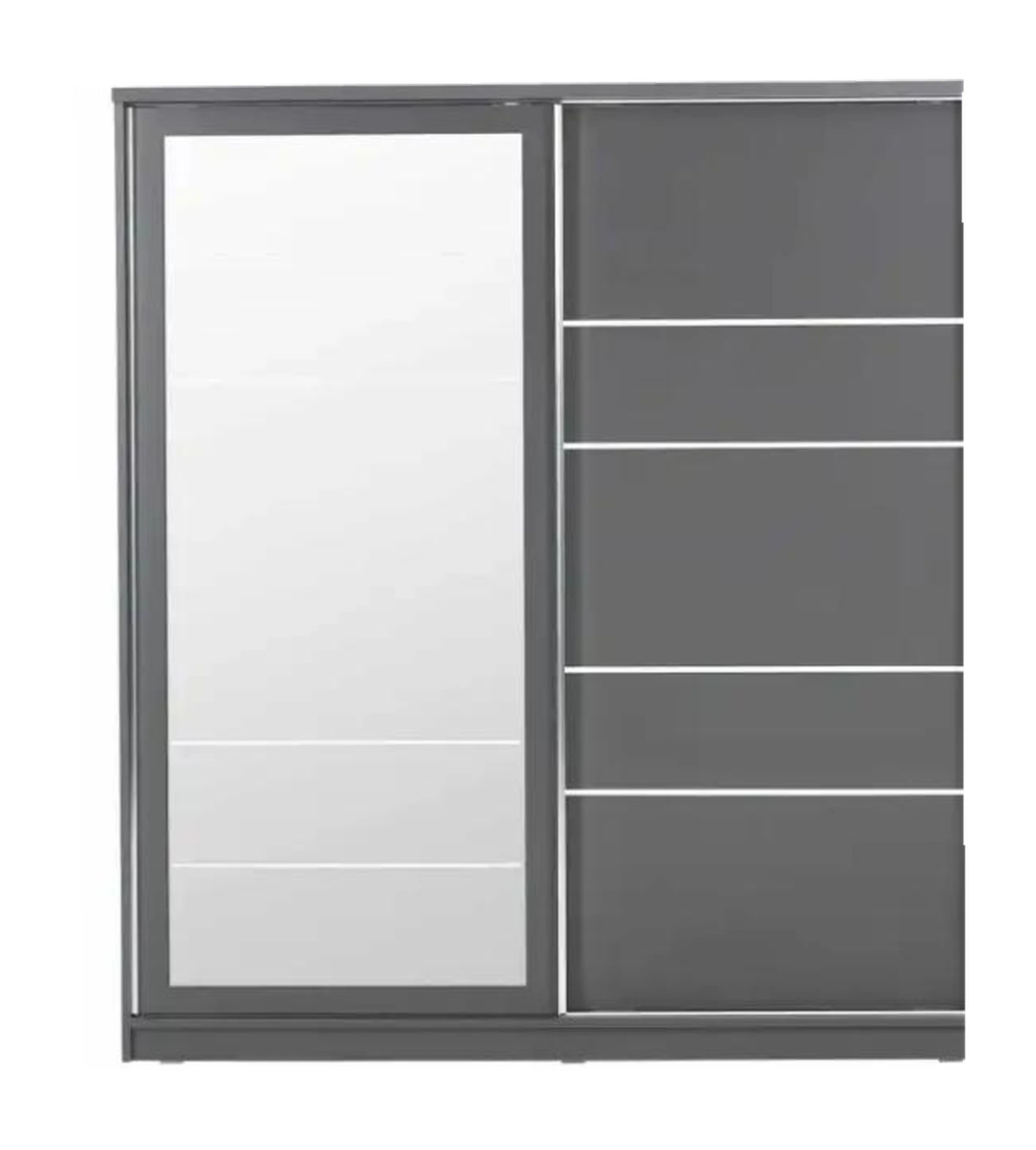 Armoire Coulissante  IBIZA Gris 160