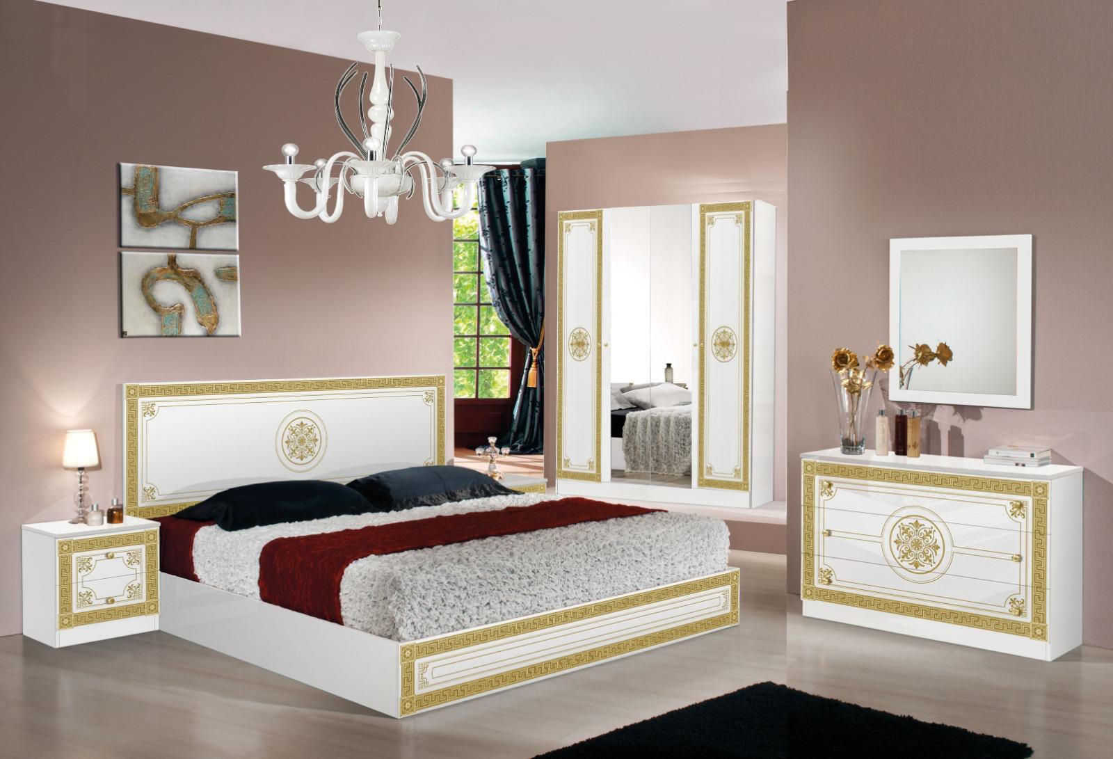 Chambre a Coucher LUNA Blanc