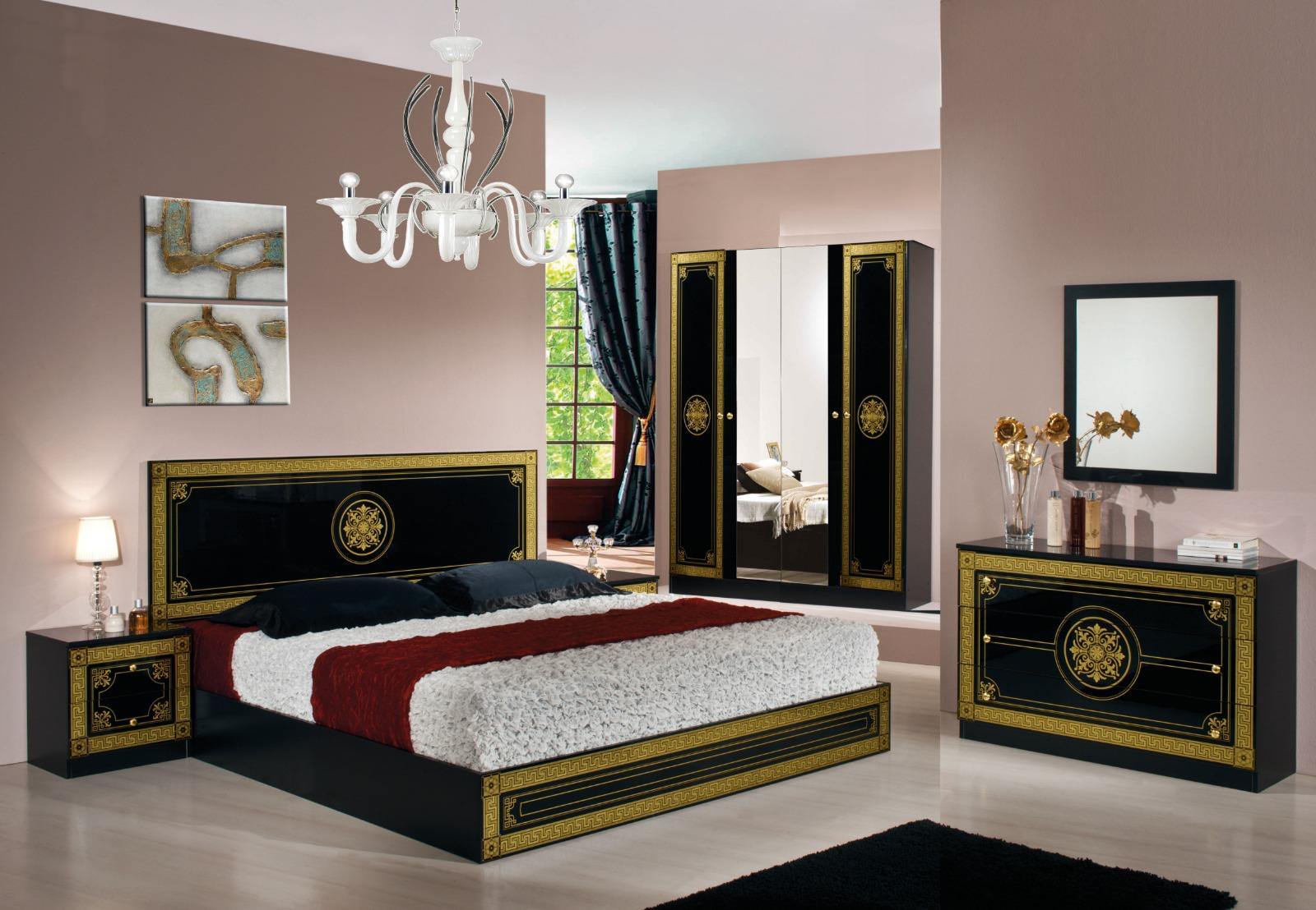 Chambre a Coucher LUNA Noir