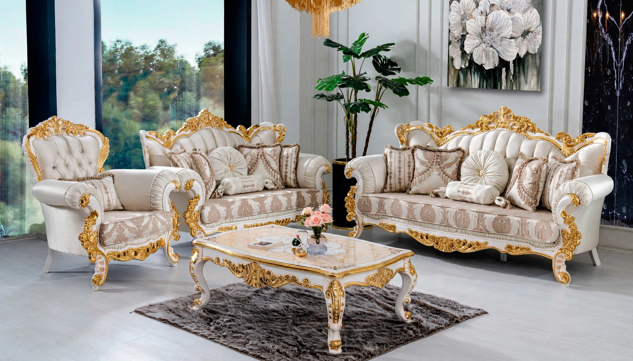 Canape DENIZ 3+2+1 Beige