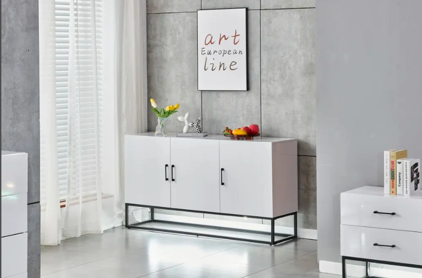 BUFFET ALYA BOIS LAQUE PIED NOIR