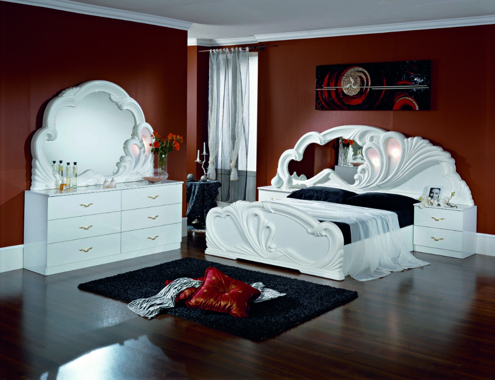 Chambre a Coucher PAOLA Blanc
