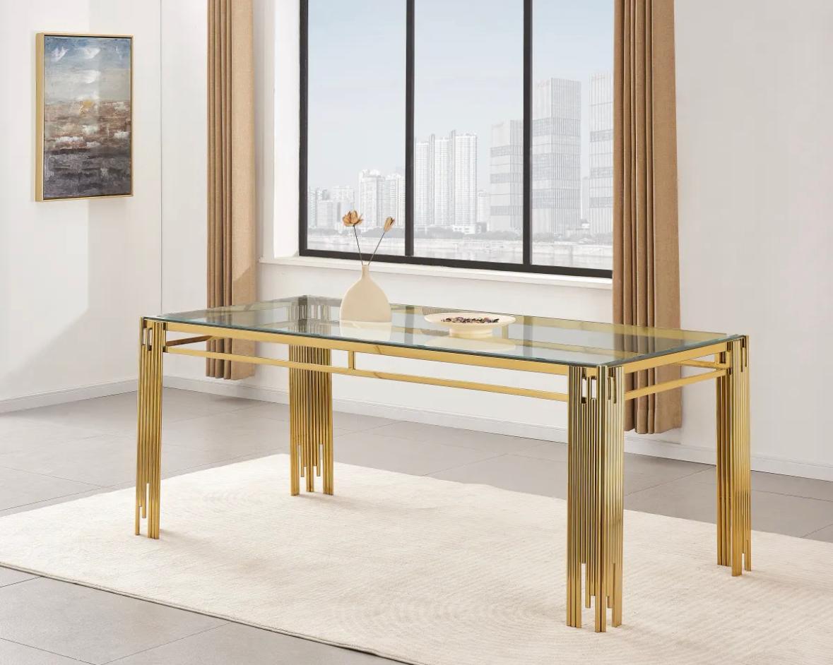 Table A Manger FLUTE Noir  180cm