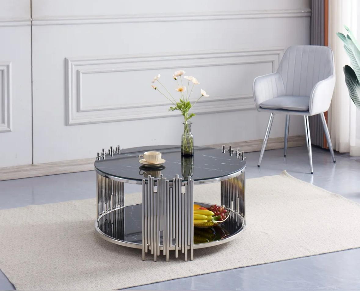 Table Basse STICK Marbe Noir