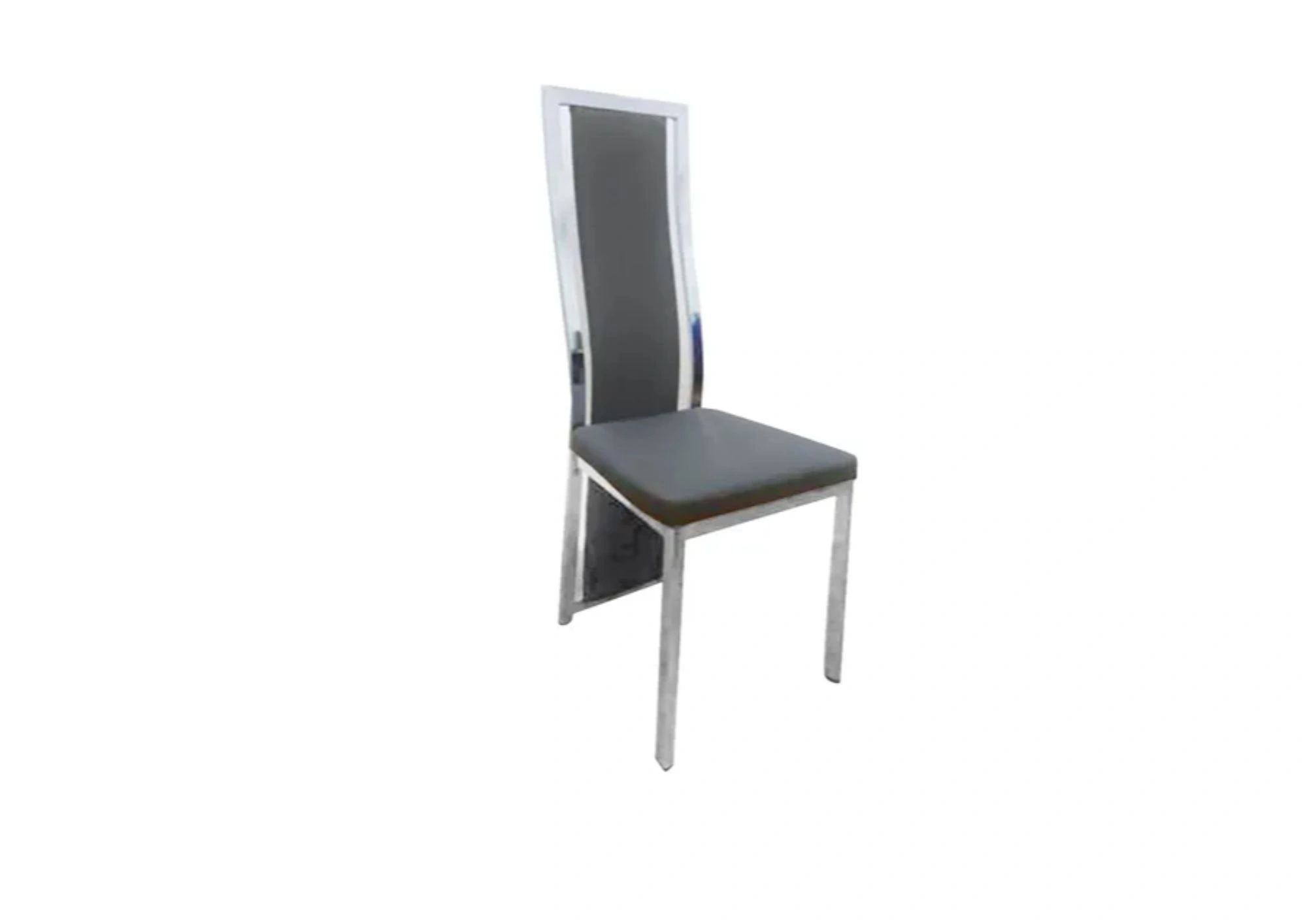 CHAISE 121 SKAI CHROME GRIS