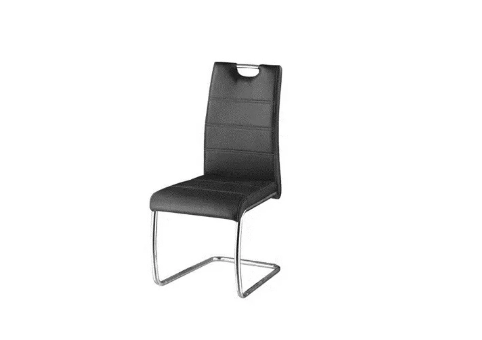 CHAISE 103 SIMILICUIR NOIR