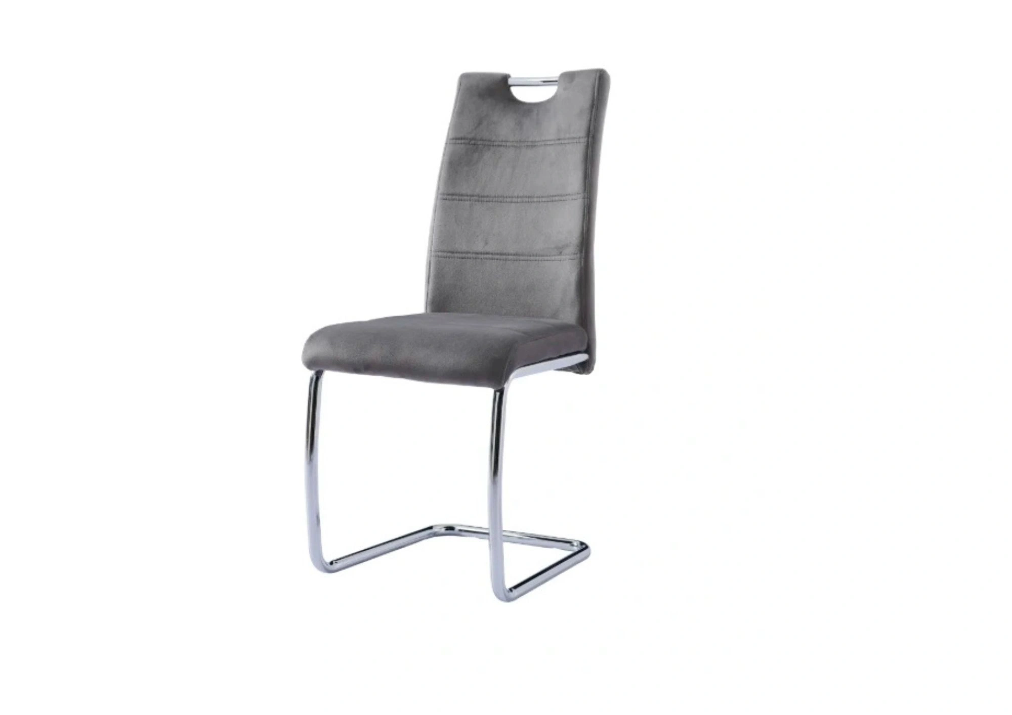 CHAISE 103 VELOURS GRIS