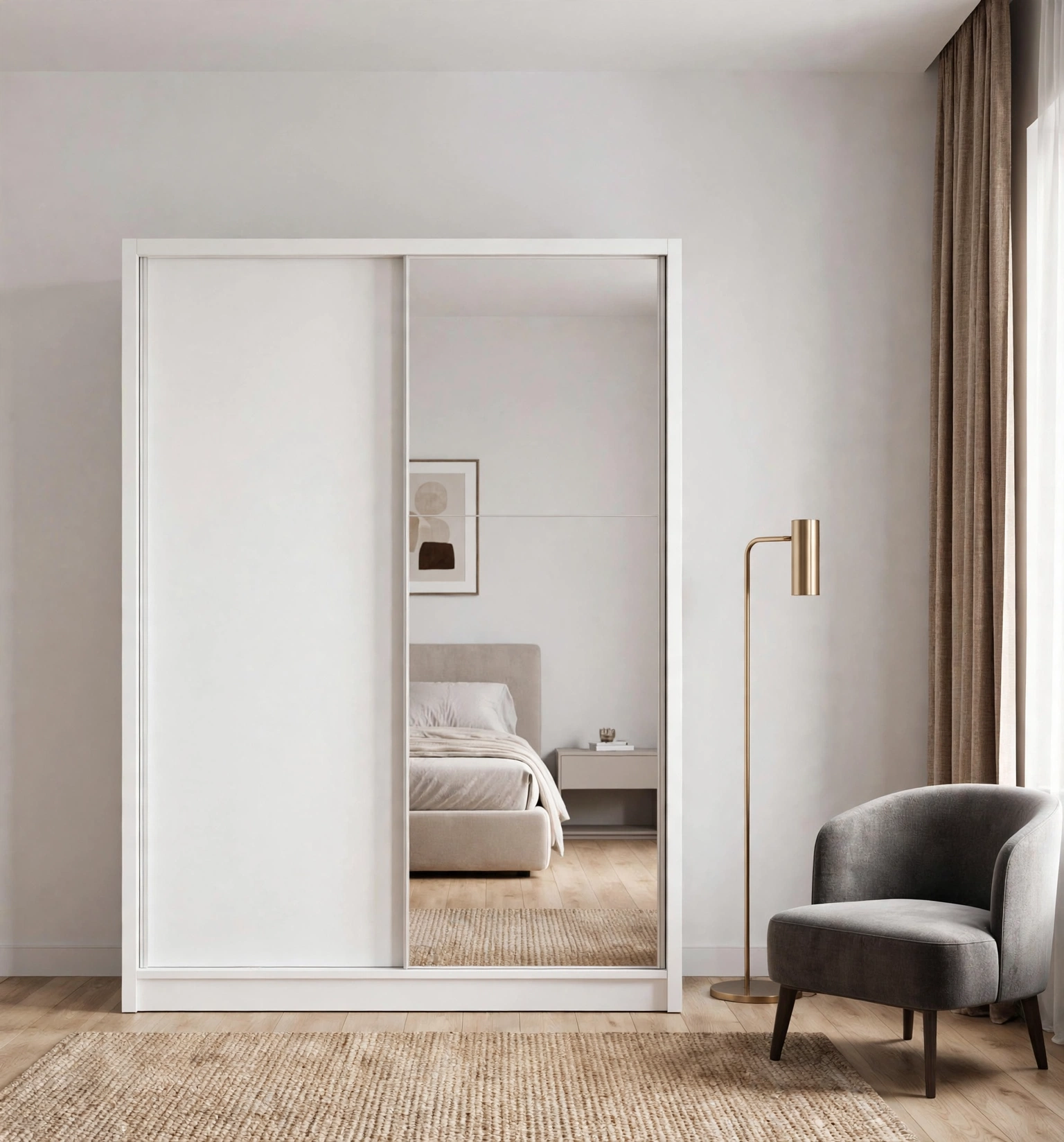 Armoire Coulissante Hello Blanc