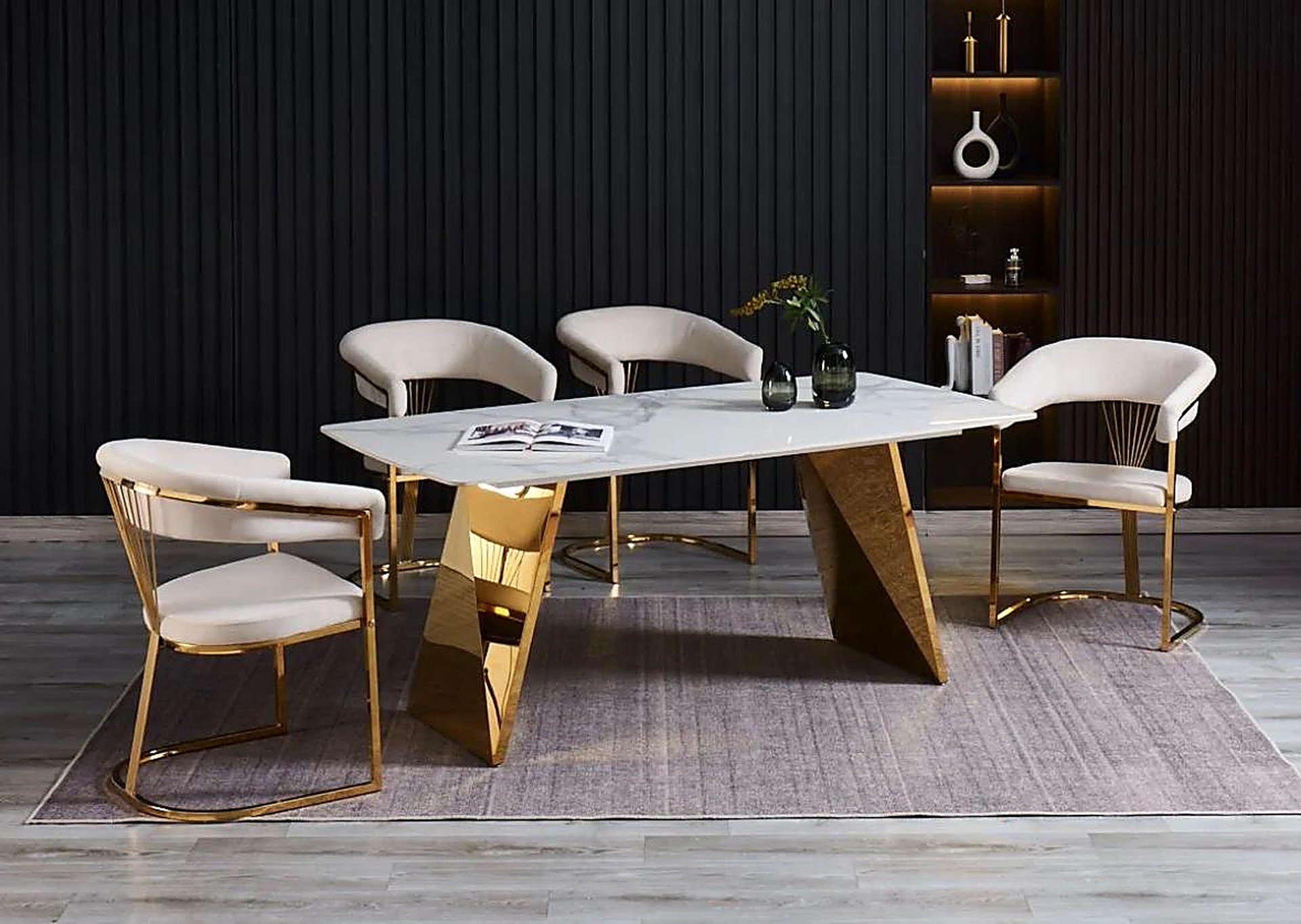 Table A Manger GRAFFI BLANC 180cm