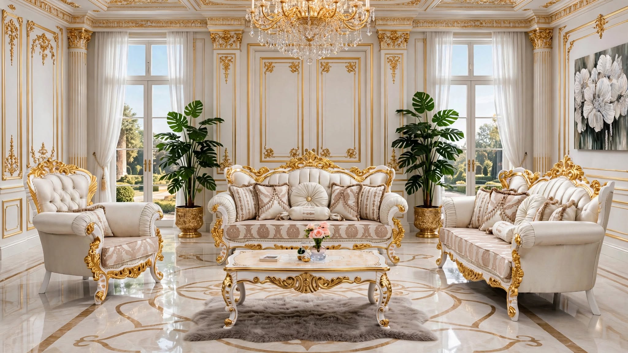 Canape DENIZ 3+2+1 Beige