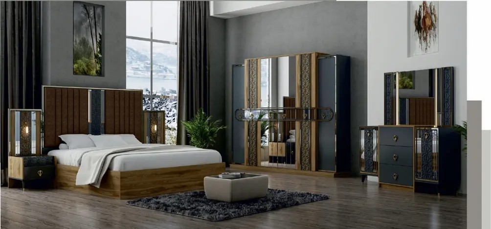 Chambre a Coucher ZARA Gris