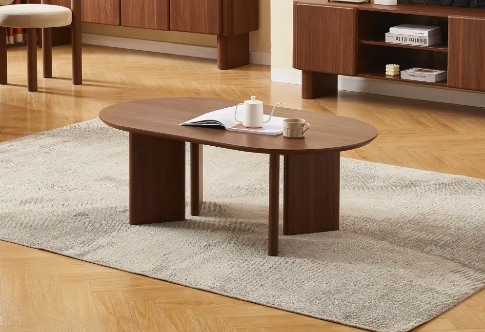 TABLE BASSE AMBRE NOYER 120