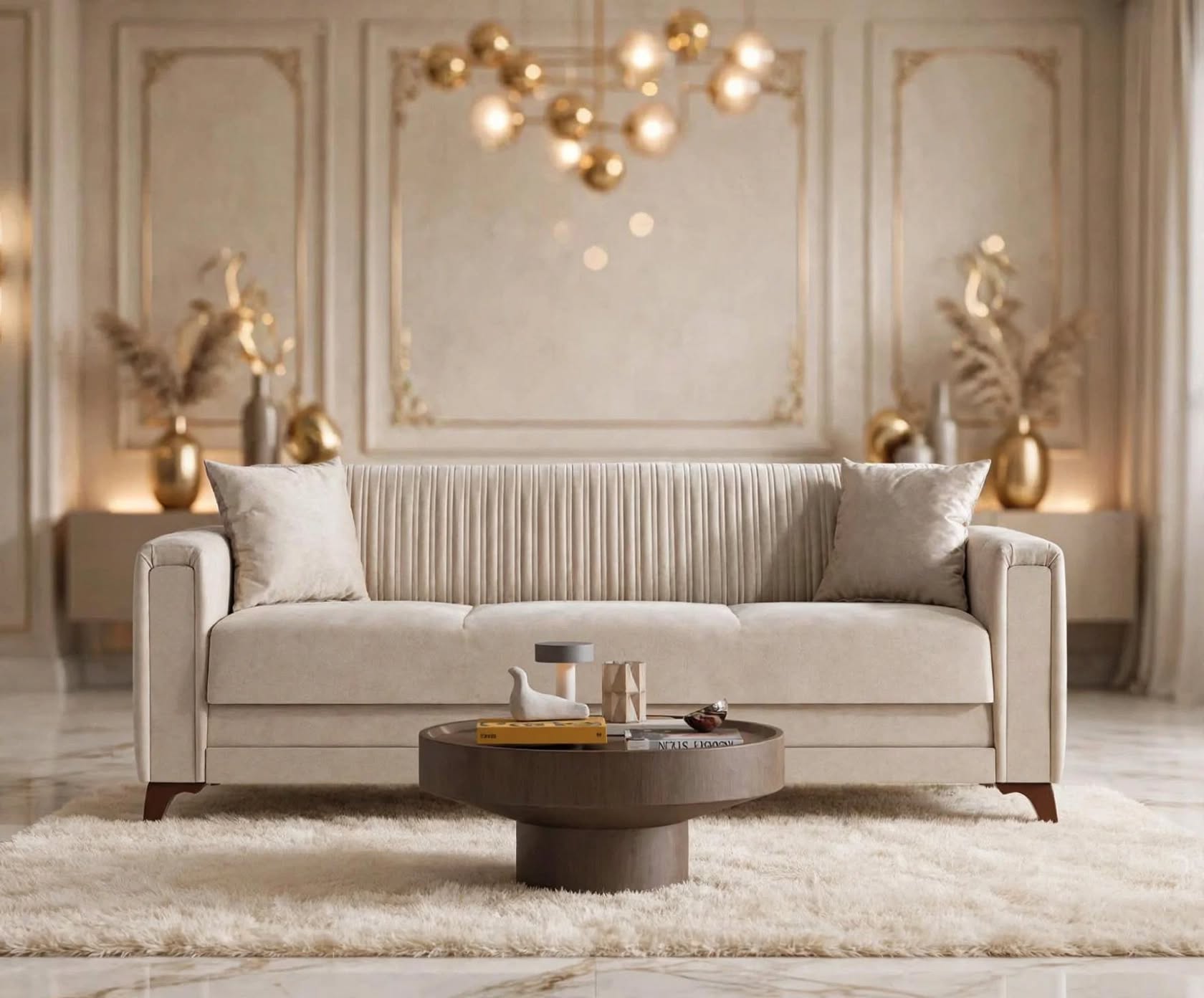 Canape ZEN 3 Place Beige