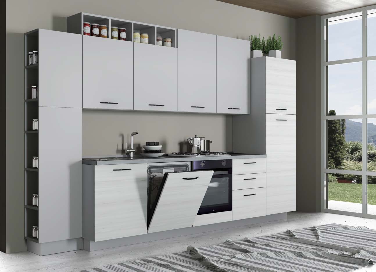Cuisine VILMA 345, Cimento – (Sans Appareil)